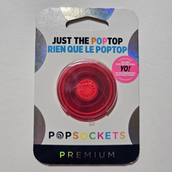 Popsocket - PREMIUM Translucent Neon Glow Electric Sunrise (JUST THE TOP!) - Picture 1 of 3